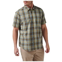 WYHATT S/S PLAID SHIRT 36