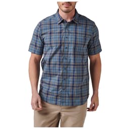 WYHATT S/S PLAID SHIRT 38