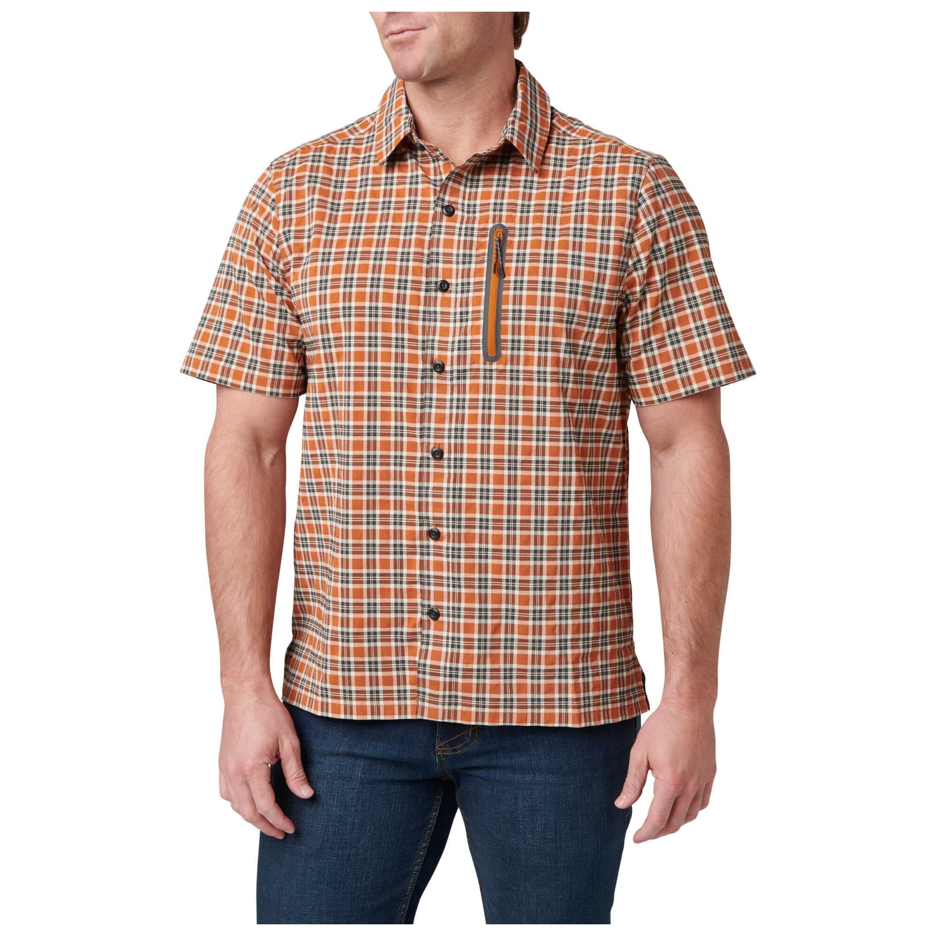 MARKSMAN UTILITY PLAID SHORT SLEEVE SHIRT