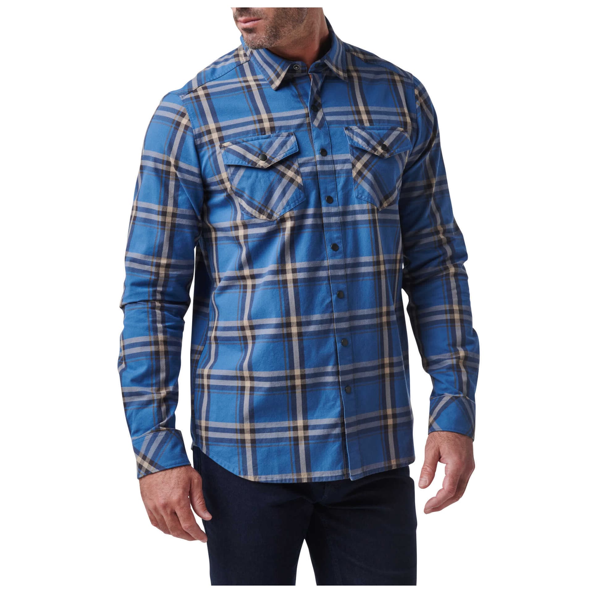 GUNNER PLAID LONG SLEEVE SHIRT